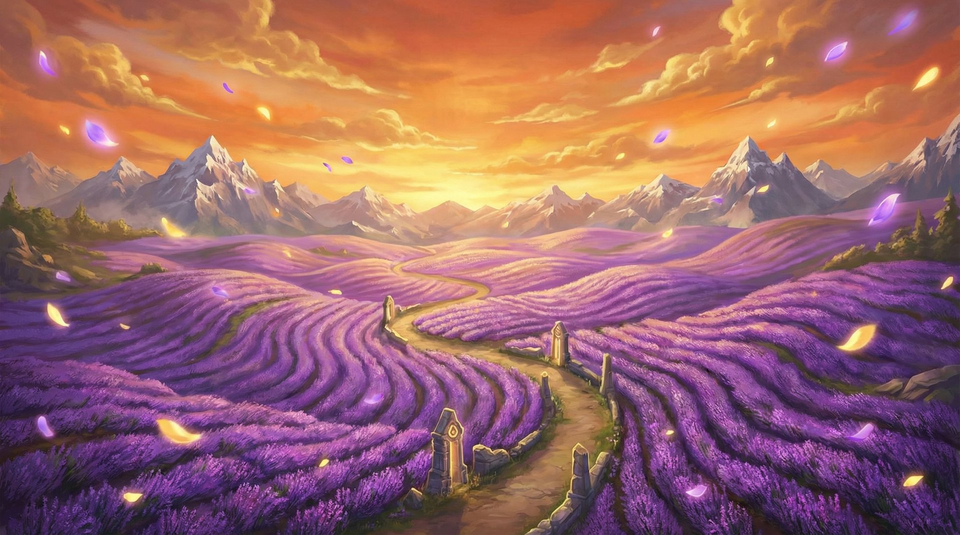 高清无码薰衣草花海航拍植物视频